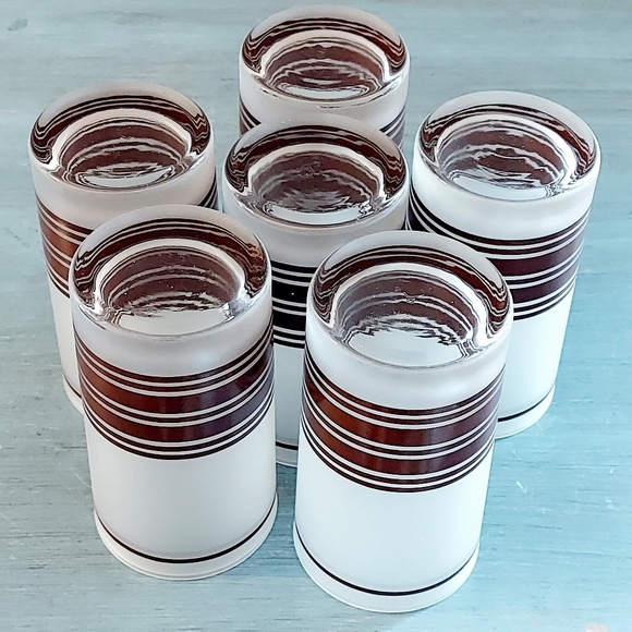 Dining Vintage Frosted Drinking Glasses Poshmark